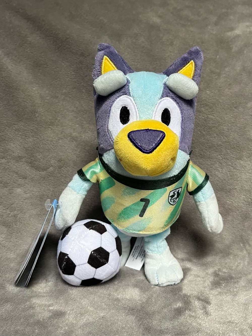 Bluey Plush Toy with Soccer Ball NWT